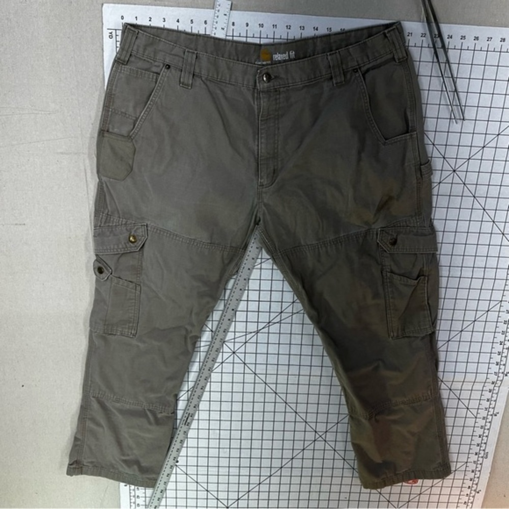 Carhartt relaxed fit sz 42 x 30 carpenter pants A8 - Picture 2 of 7
